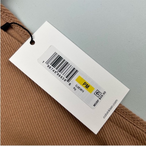 NWT Calvin Klein Jeans One-Shoulder Turtleneck Top - Picture 4 of 10